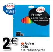 Cora - Feutres offre à 2€ sur Cora