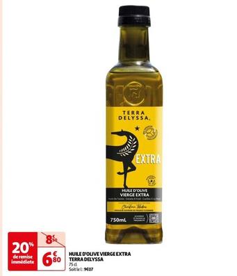 Terra Delyssa - Huile D'Olive Vierge Extra  offre à 6,8€ sur Auchan Supermarché