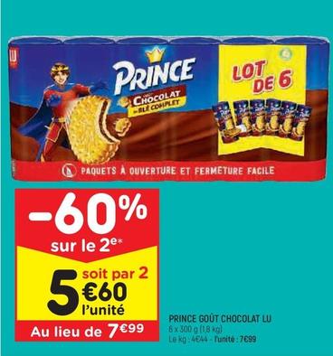 Lu - Prince Gout Chocolat  offre à 7,99€ sur Leader Price