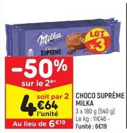 Milka - Choco Supreme  offre à 6,19€ sur Leader Price