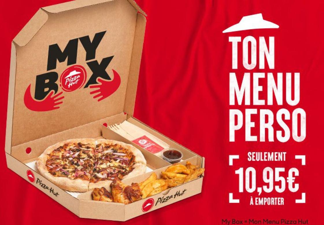 Pizza Hut - On Menu Perso offre à 10,95€ sur Pizza Hut