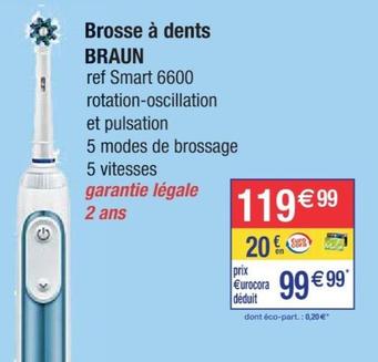 Braun - Brosse À Dents offre à 119,99€ sur Cora
