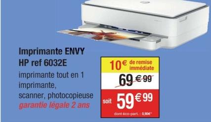 Hp - Imprimante Envy 6032E offre à 59,99€ sur Cora