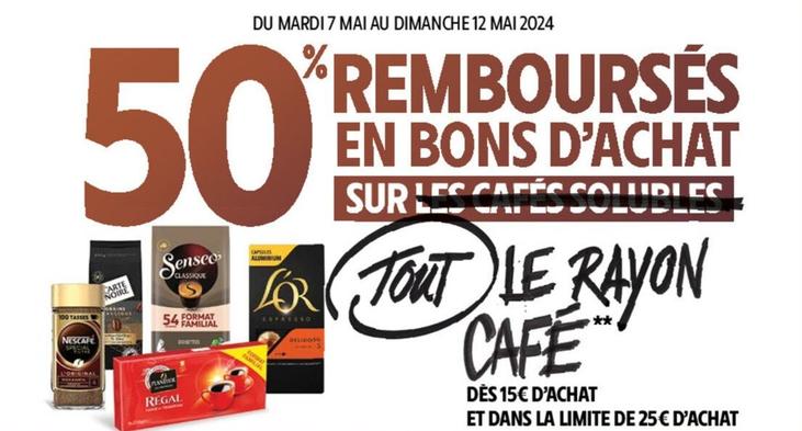 Tout Le Rayon Café offre sur Intermarché