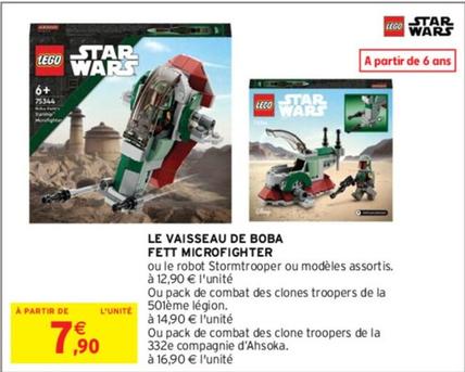 Lego - Le Vaisseau De Boba Fett Microfighter offre à 7,9€ sur Intermarché