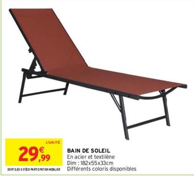 Bain De Soleil offre à 29,99€ sur Intermarché