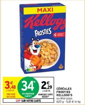 Kellogg's - Céréales Frosties offre à 2,29€ sur Intermarché
