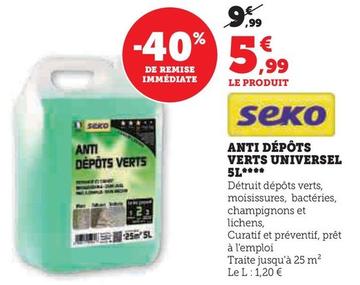 Seko - Anti Depots Verts Universel 5l  offre à 5,99€ sur Super U