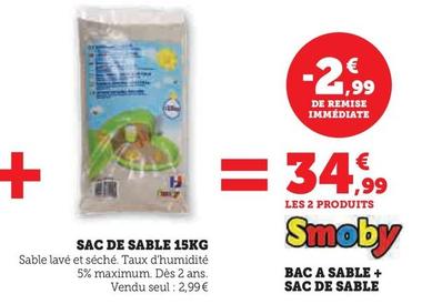 Smoby - Sac De Sable 15Kg  offre à 34,99€ sur Super U