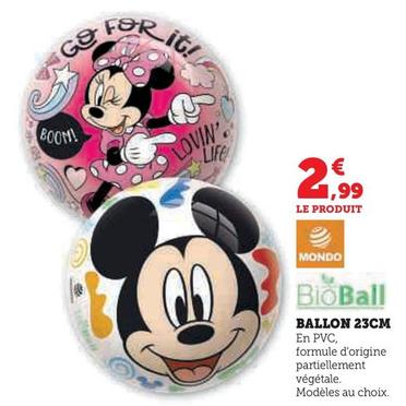 Bio Ball - Ballon 23Cm  offre à 2,99€ sur Super U