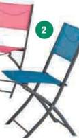 Chaise Pliante Binic  offre à 26,99€ sur Super U