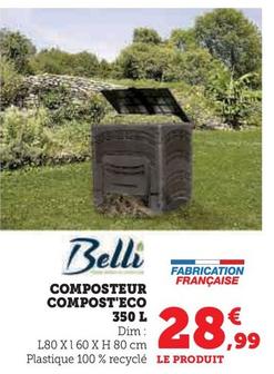 Belli - Composteur Compost'Eco offre à 28,99€ sur Super U