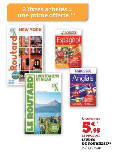 Larousse - Livres De Tourisme offre à 5,95€ sur Super U