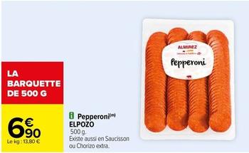 Elpozo - Pepperoni offre à 6,9€ sur Carrefour