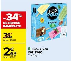 Pop'Polo - Glace À L'Eau offre à 2,63€ sur Carrefour