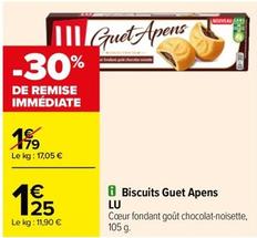 Lu - Biscuits Guet Apens offre à 1,25€ sur Carrefour