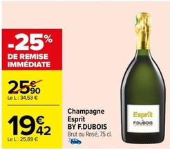 F.Dubois - Champagne Esprit offre à 19,42€ sur Carrefour
