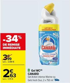 Canard - Gel WC  offre à 2,63€ sur Carrefour