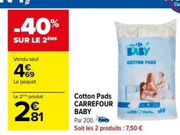 Carrefour - Cotton Pads  offre à 4,69€ sur Carrefour