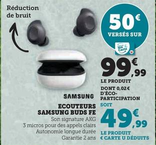Samsung - Ecouteurs Soit Buds Fe offre à 99,99€ sur Hyper U