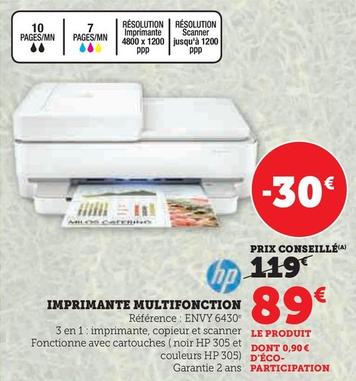 Hp - Imprimante Multifonction offre à 89€ sur Hyper U
