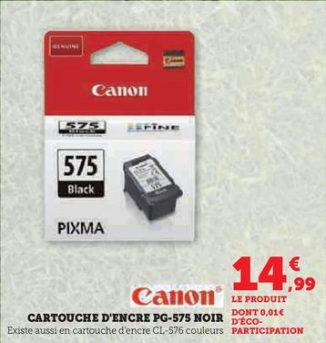Canon - Cartouche D'encre PG-575 Noir
