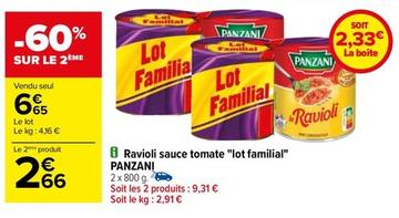 Ravioli offre à 6,65€ sur Carrefour