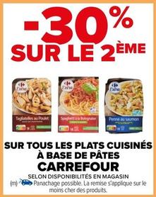 Carrefour - Sur Tous Les Plats Cuisinés À Base De Pâtes offre sur Carrefour