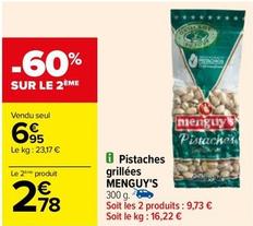 Pistaches offre à 6,95€ sur Carrefour