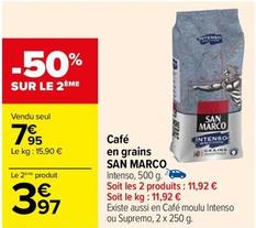 San Marco - Café En Grains offre à 7,95€ sur Carrefour