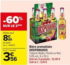Desperados - Bière Aromatisée offre à 8,89€ sur Carrefour