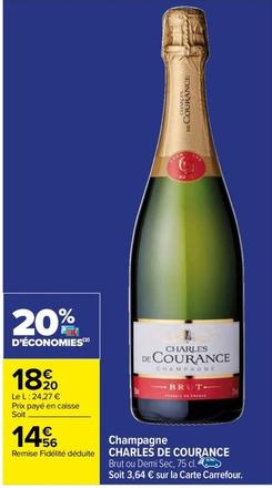 Charles De Courance - Champagne offre à 18,2€ sur Carrefour