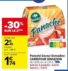 Carrefour - Panaché Saveur Grenadine Sensation offre à 2,49€ sur Carrefour