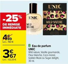 Unic - Eau De Parfum  offre à 3,67€ sur Carrefour