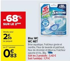 Nettoyage toilettes offre à 2,59€ sur Carrefour