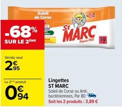 St Marc - Lingettes  offre à 2,95€ sur Carrefour