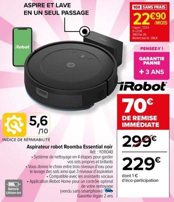 Robot aspirateur offre à 229€ sur Carrefour