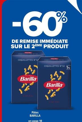 Barilla - Pâtes offre sur Carrefour