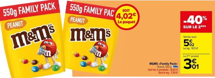 M&M's offre à 5,02€ sur Carrefour