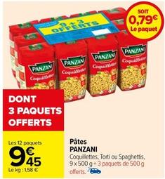 Panzani - Pâtes offre à 9,45€ sur Carrefour