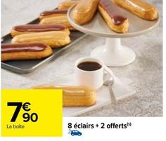 8 Éclairs + 2 Offerts offre à 7,9€ sur Carrefour