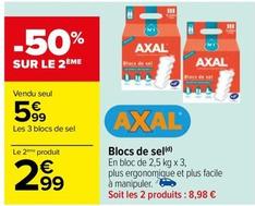 Axal - Blocs De Sel offre à 5,99€ sur Carrefour