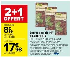 Carrefour - Ecorces De Pin Nf offre à 8,99€ sur Carrefour