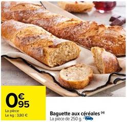 Baguette offre à 0,95€ sur Carrefour