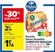 Carrefour Sensation - Panache Saveur Grenadine offre à 2,49€ sur Carrefour