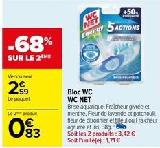 Wc Net - Bloc Wc offre à 2,59€ sur Carrefour