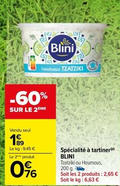 Blini - Spécialité À Tartiner offre à 1,89€ sur Carrefour Market