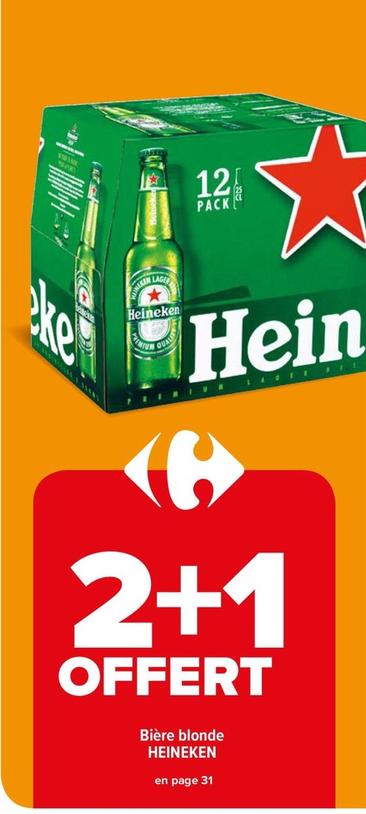 Heineken - Bière Blonde offre sur Carrefour Market