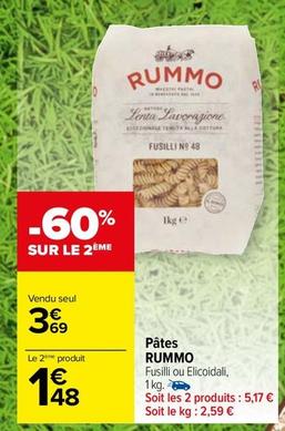 Rummo - Pâtes offre à 3,69€ sur Carrefour Market