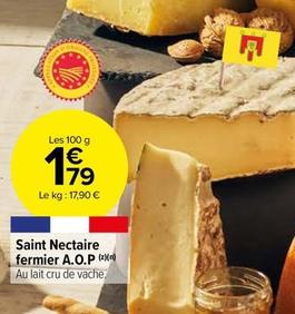 Saint Nectaire Fermier A.o.p offre à 1,79€ sur Carrefour Market